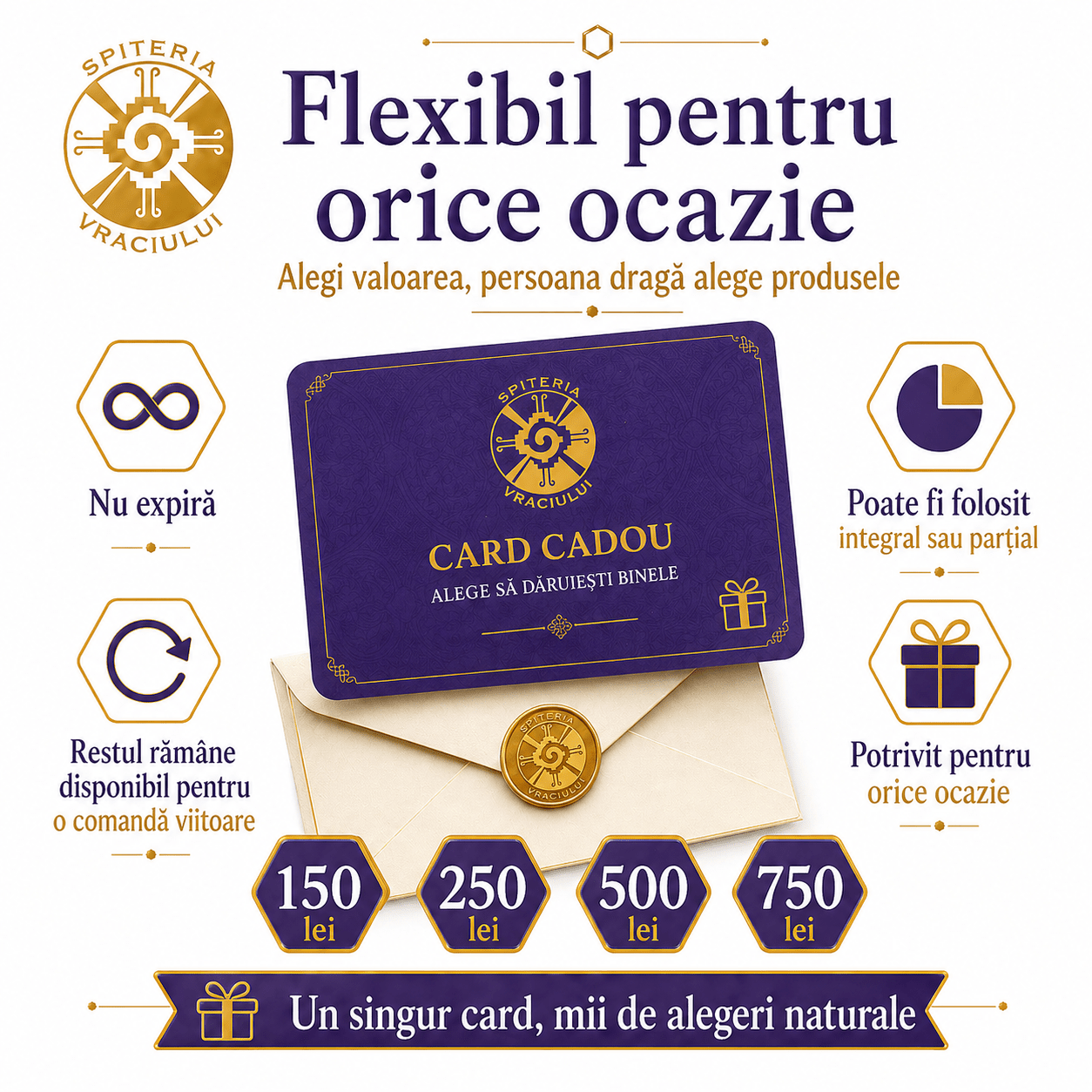 Card cadou Spițeria Vraciului - Spiteria Vraciului
