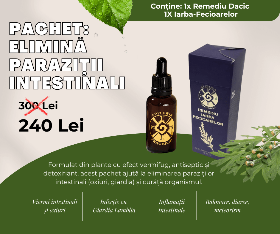 Pachet: Elimină paraziții intestinali