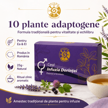 Ceai Natural Fertilitate și Potență – Infuzia Dorinței - Spiteria Vraciului