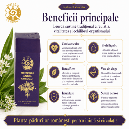 Remediu Natural Inimă și Circulație – ANIUL URSULUI | 30ml - Spiteria Vraciului