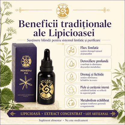 Remediu Natural Tonic Limfatic – ZIA | 30ml - Spiteria Vraciului