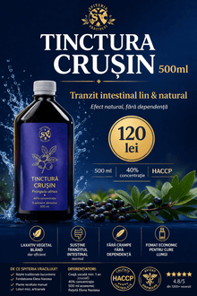 Tinctură de Crușin – Tranzit Intestinal Lin și Natural | Laxativ Blând 500ml