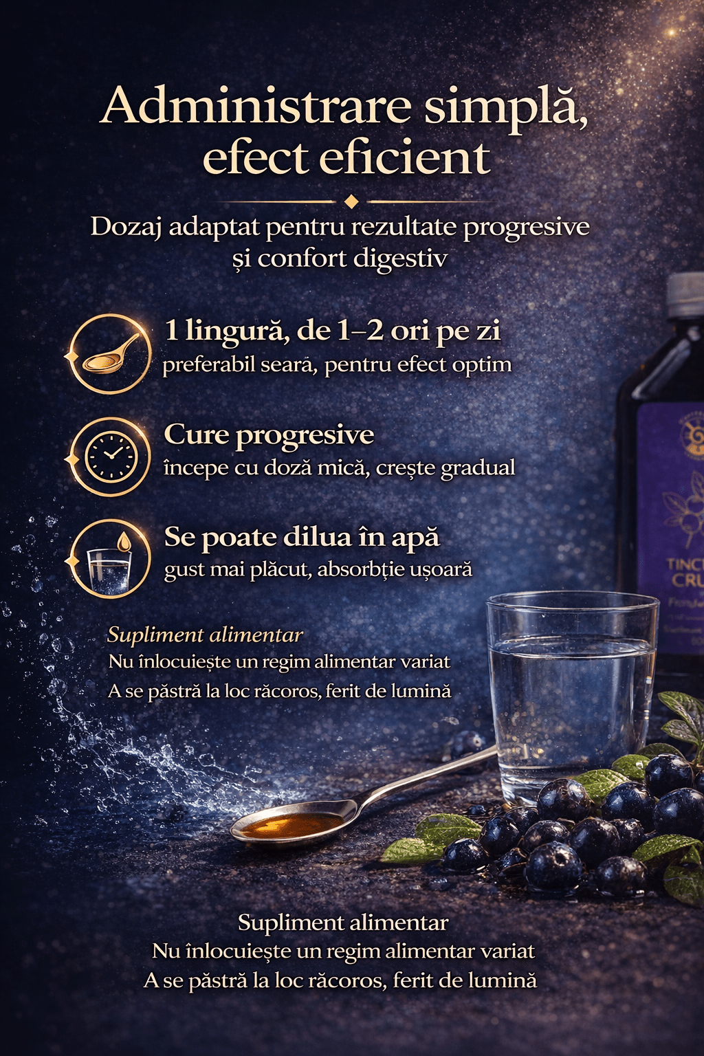 Tinctură de Crușin – Tranzit Intestinal Lin și Natural | Laxativ Blând 500ml