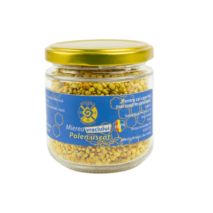Polen Uscat Natural – Mierea Vraciului | Vitamine și Minerale din Stup - Spiteria Vraciului