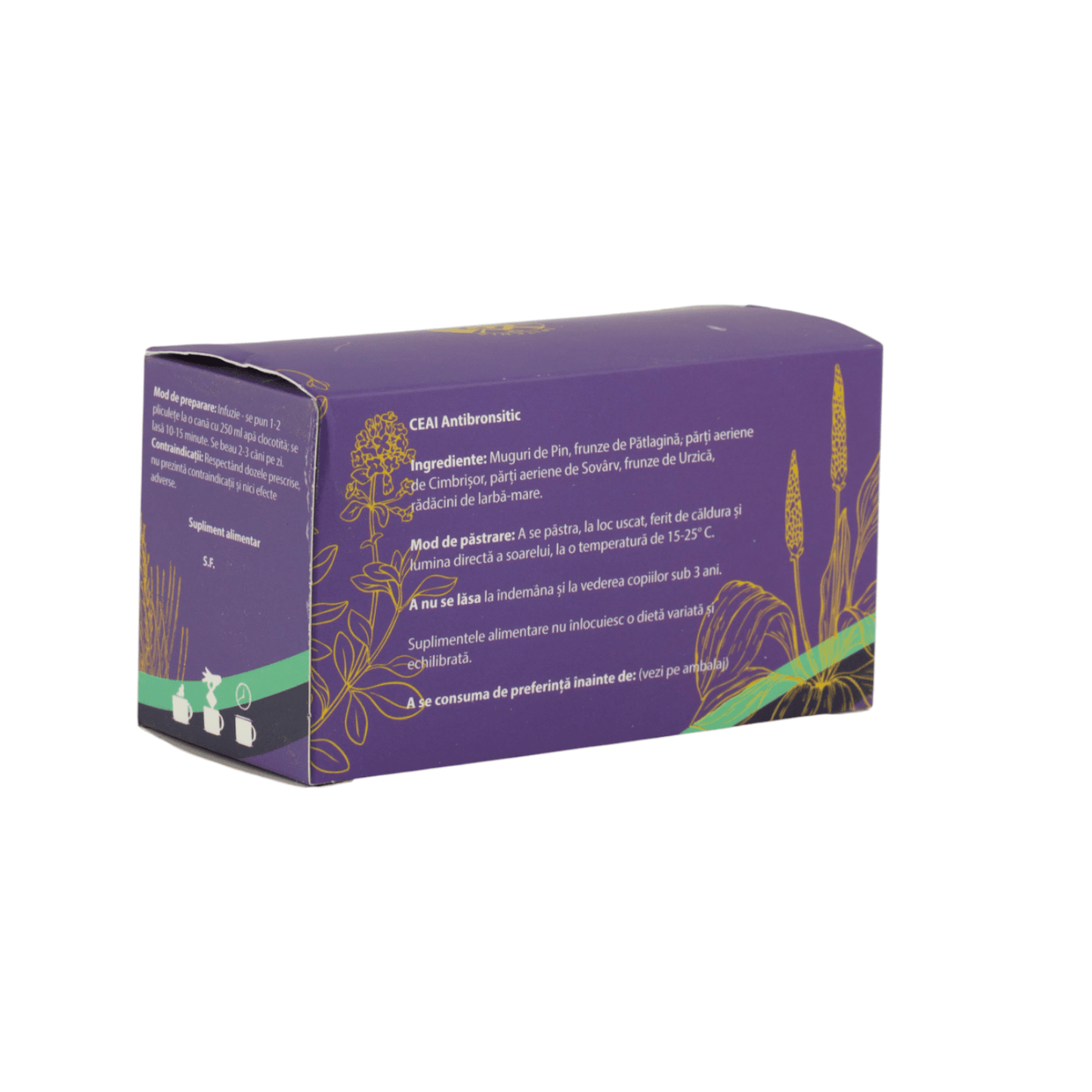 Ceai Antigripal Natural – Remediu Tradițional pentru Răceală și Gripă - Spiteria Vraciului