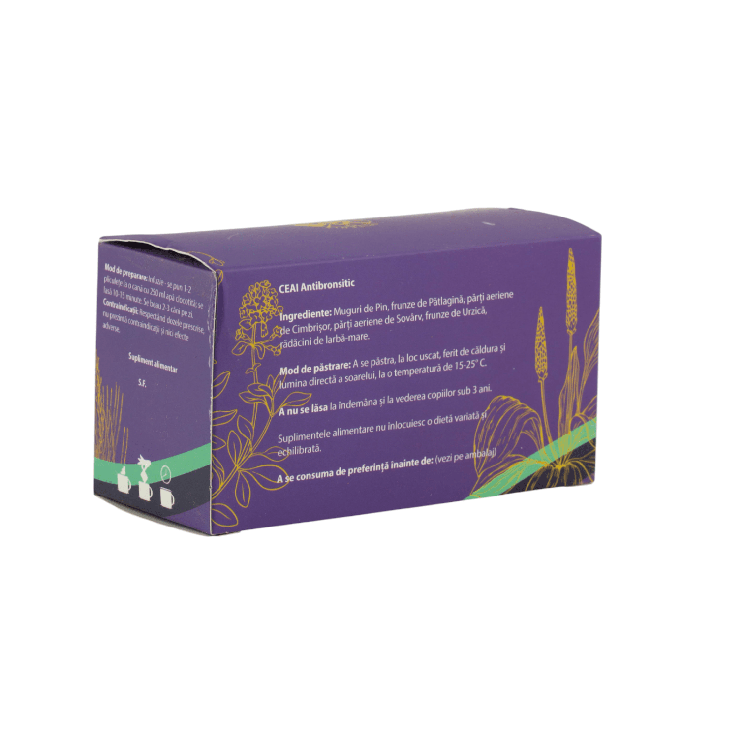 Ceai Antigripal Natural – Remediu Tradițional pentru Răceală și Gripă - Spiteria Vraciului