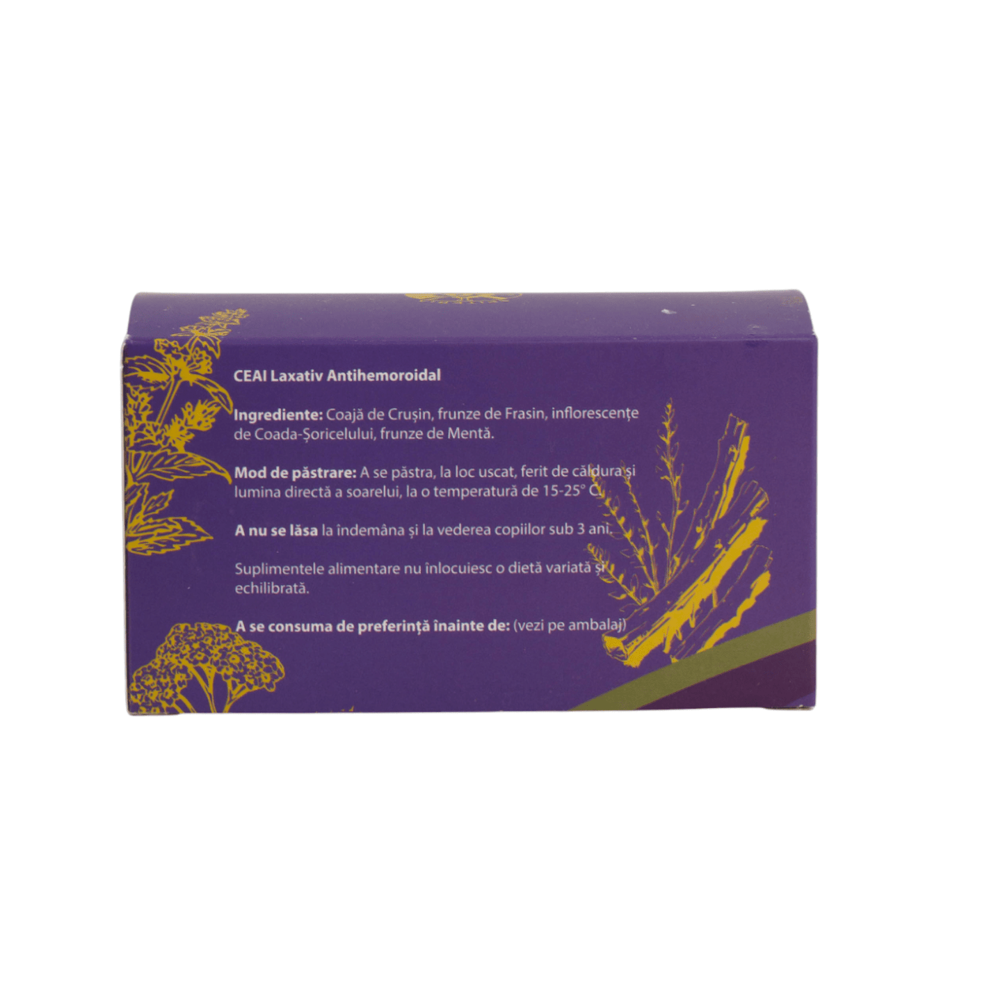 Ceai Natural Laxativ și Antihemoroidal – Tranzit Intestinal Sănătos - Spiteria Vraciului
