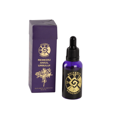 Remediu natural inimă și circulație Aniul Ursului — flacon 30ml Spițeria Vraciului