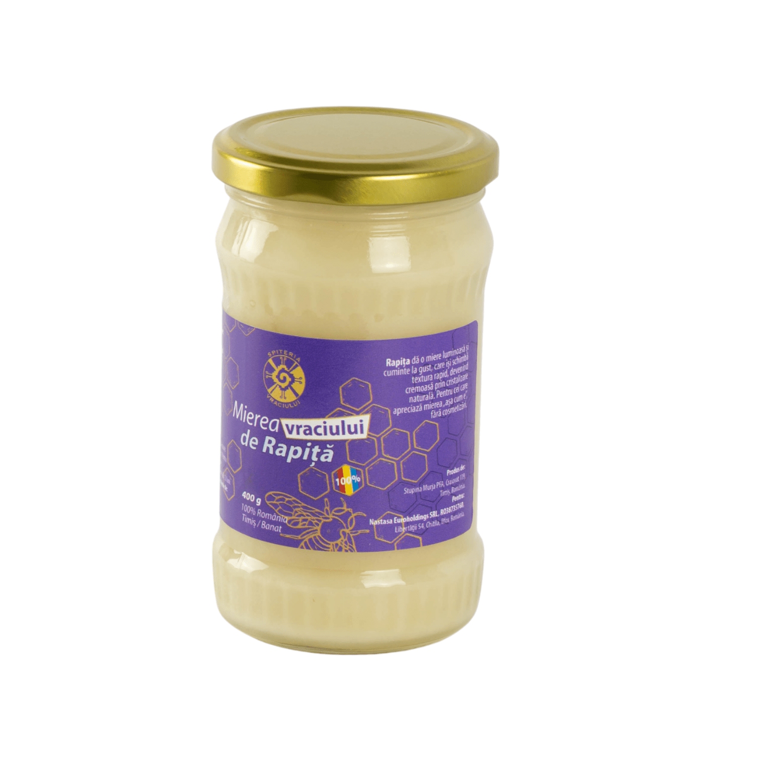 Miere de Rapiță Naturală – Mierea Vraciului | Miere Românească Crudă - Spiteria Vraciului